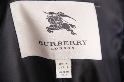 etichetta burberry originale|burberry black label.